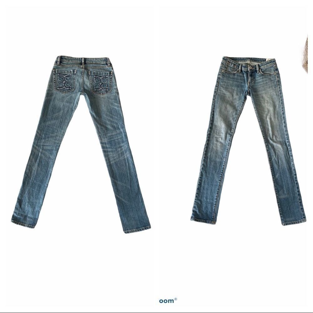 BCBG MAXAZRIA Jeans May Fashion Slim Pocket Detail